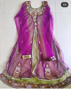 Lehenga Choli(blouse Bust-32/skirt Waist-26