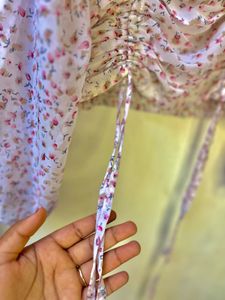 Floral Drawstring Blouse🌸