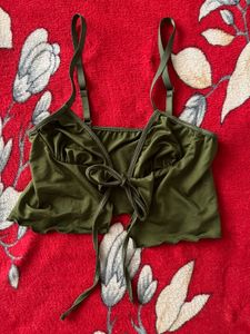 Olive Green Bralette