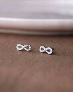 925 Sterling Silver ♾️ Infinity Earrings 1 Pair