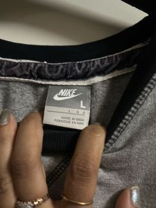 Nike Grey &amp; Black Sweatshirt
