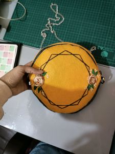 Round Shape Handmade Sling Bag