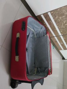 Red Suitcase &amp; Travel Bag