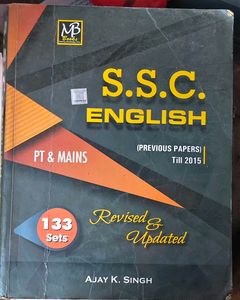 SSC PT AND MAINS ENGLISH PREVIOUS YEAR PAPER