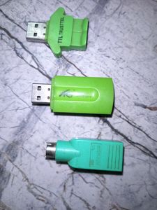 Combo Of Card Reader And PS2 Male