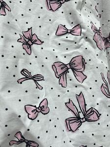 Cute Bow Print Pajama Set