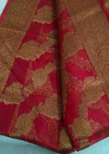 Elegant maroon &amp; Gold Saree
