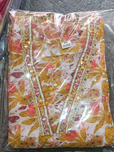Floral Print Kurta