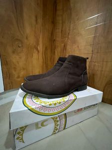 Men's Brown Suede Chelsea Boots