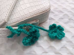 Crochet Clover Bookmark