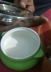 Ceremic Bowl With Glass Lid