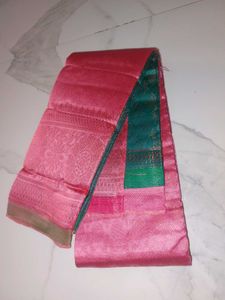 Pink saree