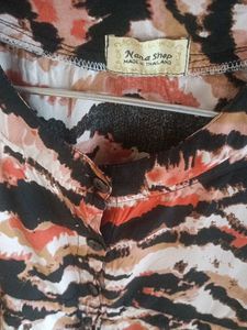 Thailand Abstract Print Shirt for Women