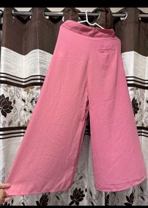 Koovs Pink Culottes/Trouser