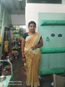 Elegant Beige &amp; White Saree with Green Border