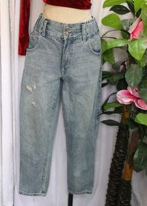 Only High Rise Distressed Jeans