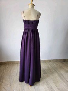 Purple Chiffon Gown