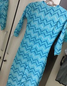 Blue Kurti For Daily And Office Wear