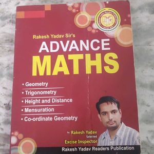 Rakesh Yadav Advance Math Book.
