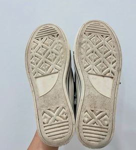 Converse inspired Leather Mules