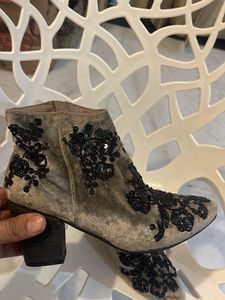 Embellished Ankle Boots