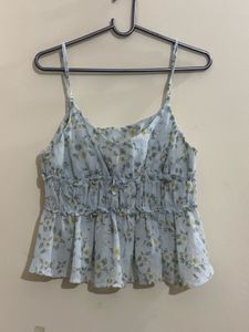 Combo of floral Cami and lilac top