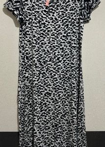 Excellent Girls Conversational Animal Print A-Line