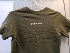 Olive Green Bonkers Tee