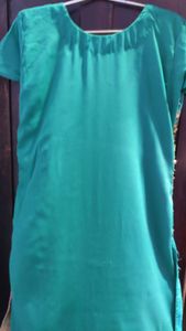 Green churidar set