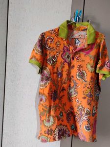 Paisley Print Shirt (Italian brand) 40"