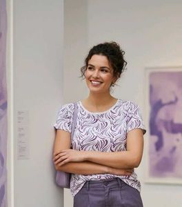 Patterned Short Sleeve T-Shirt
