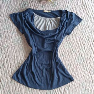 Blue Casual Top