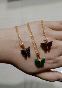 Gold-plated Butterfly 🦋 Pendent Chain