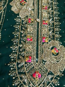 Emerald Green Embroidered Suit