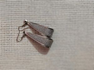 Sparkling Triangle Earrings