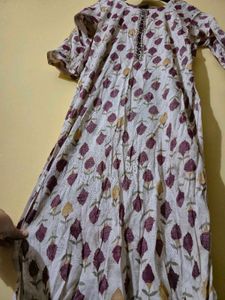 Floral Print Kurta