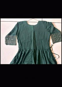 Zeri Green Designer  Kurti