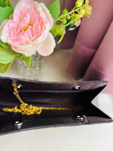 Embroidered Peacock Clutch