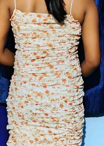 Flower Print Bodycon Dress