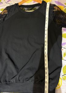 Elegant Black Lace Top