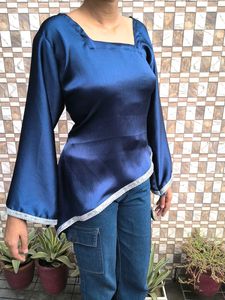 Y2k Corset Assymetrical Festive Kurti💙