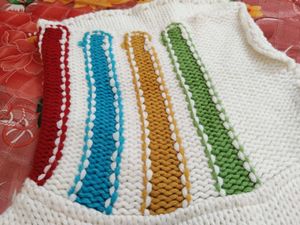 Hand Knit Sleeveless Turtleneck Sweater