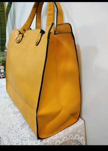 Vintage Mustard Yellow Tote Bag✨