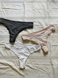 Thong Panties - Bundle of 3 Size EU -S