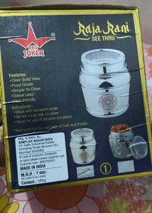 Raja Rani See Thru Storage Box
