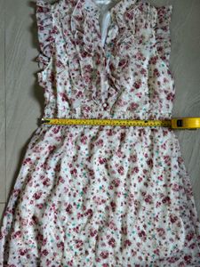 Floral Ruffle Mini Dress