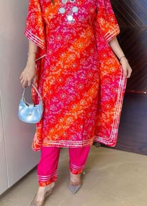 Ethnic Kaftan Kurta Set