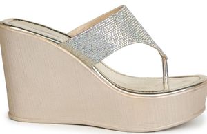 Shezone Sparkly Wedge Sandals