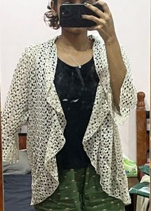 Crochet Cover Up, an overcoat