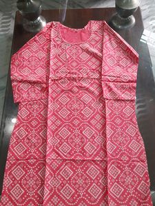 TOTALLY NEW  PRINTED PINK COLOR KURTA FOR WOMEN